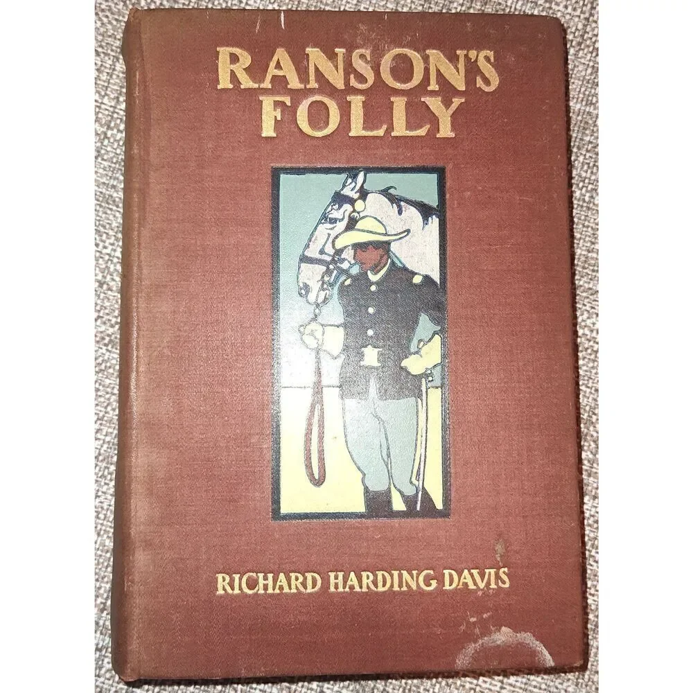 Ranson's Folly By Richard Harding Davis Vintage HC 1902 1st Edition Western